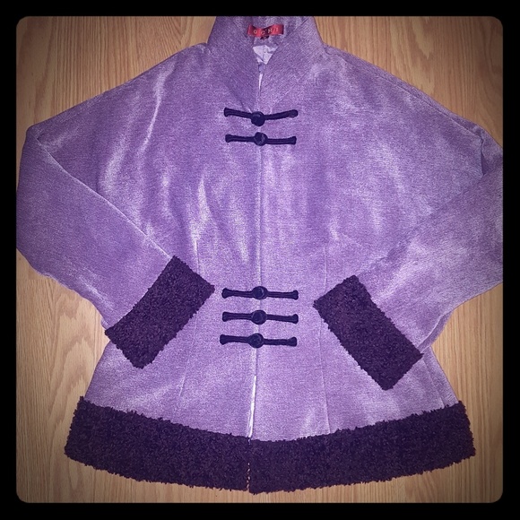 Stunning OCHI Victorian Purple Jacket Blazer EUC - Picture 2 of 12